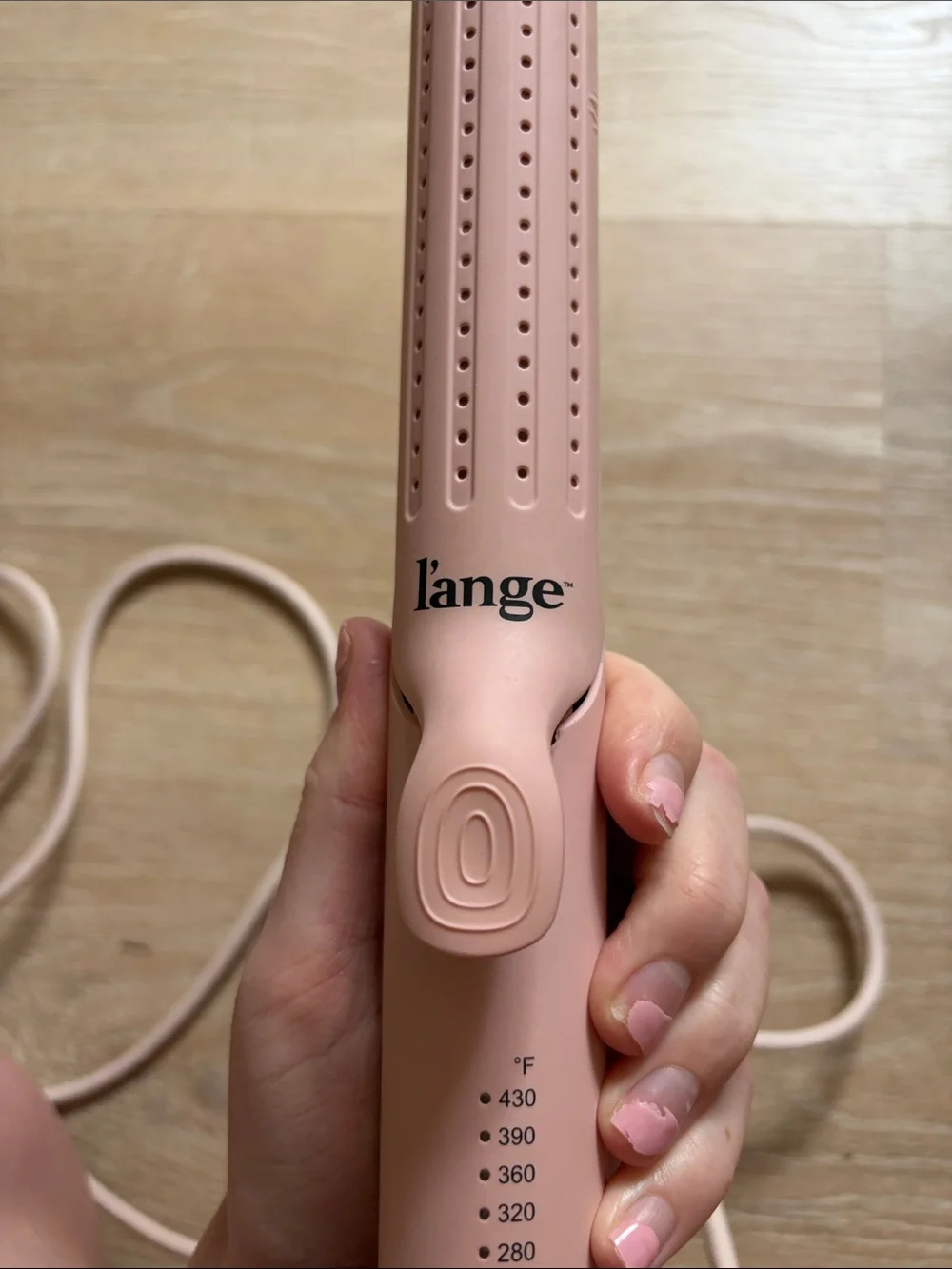 L’anage hair straightener/curler